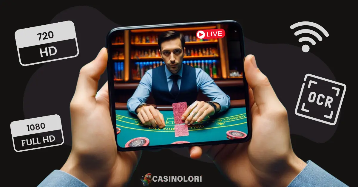 Živo casino igranje v telefonu - HD in WIFI symboli 