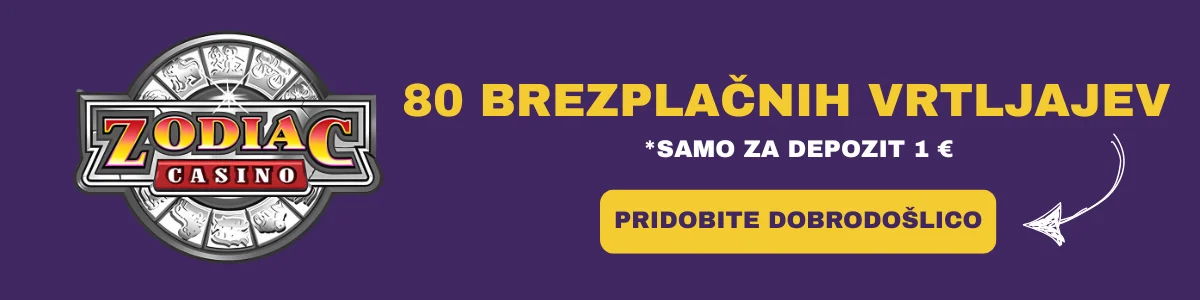 Zodiac Casino dobrodošli bonus