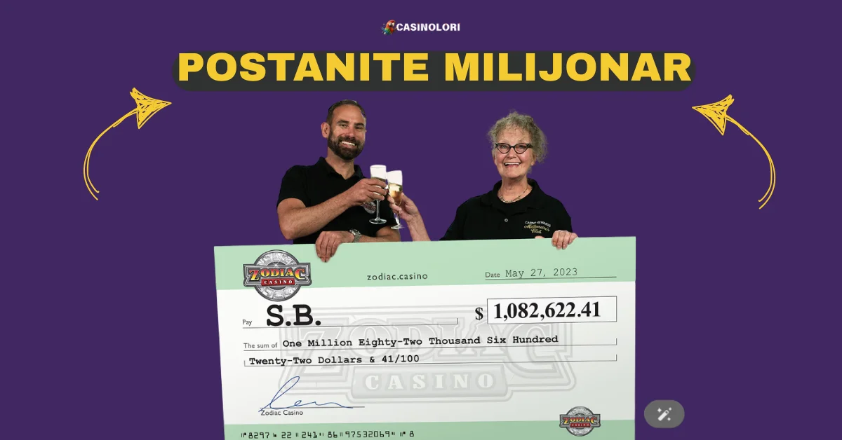 Zodiac Casino milijonarski klub