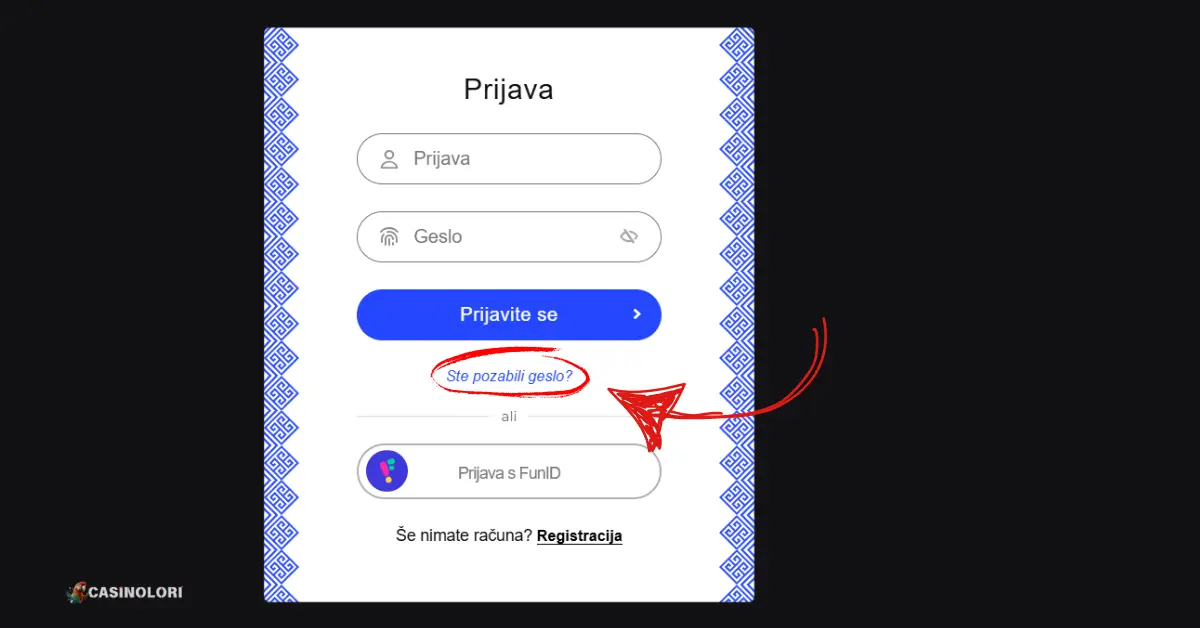 Librabet Casino pozabili geslo