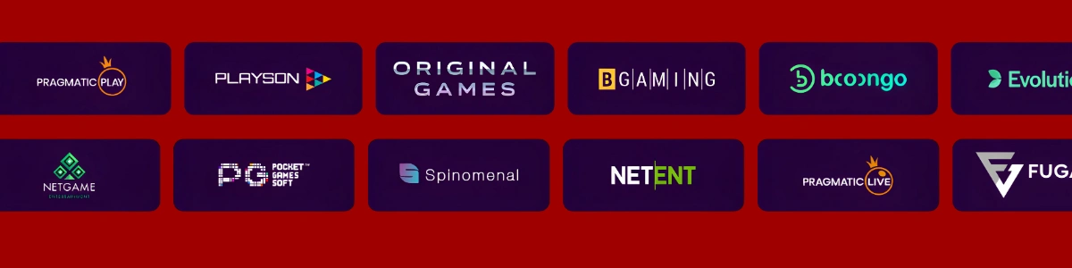 Ponudniki iger v Spinmama casino