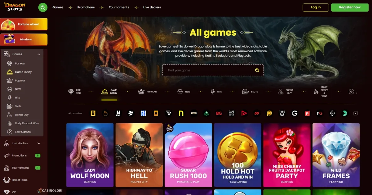 Dragon Slots Casino igre