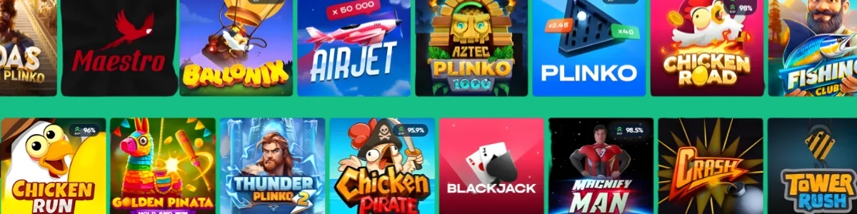 Granawin Casino instant games