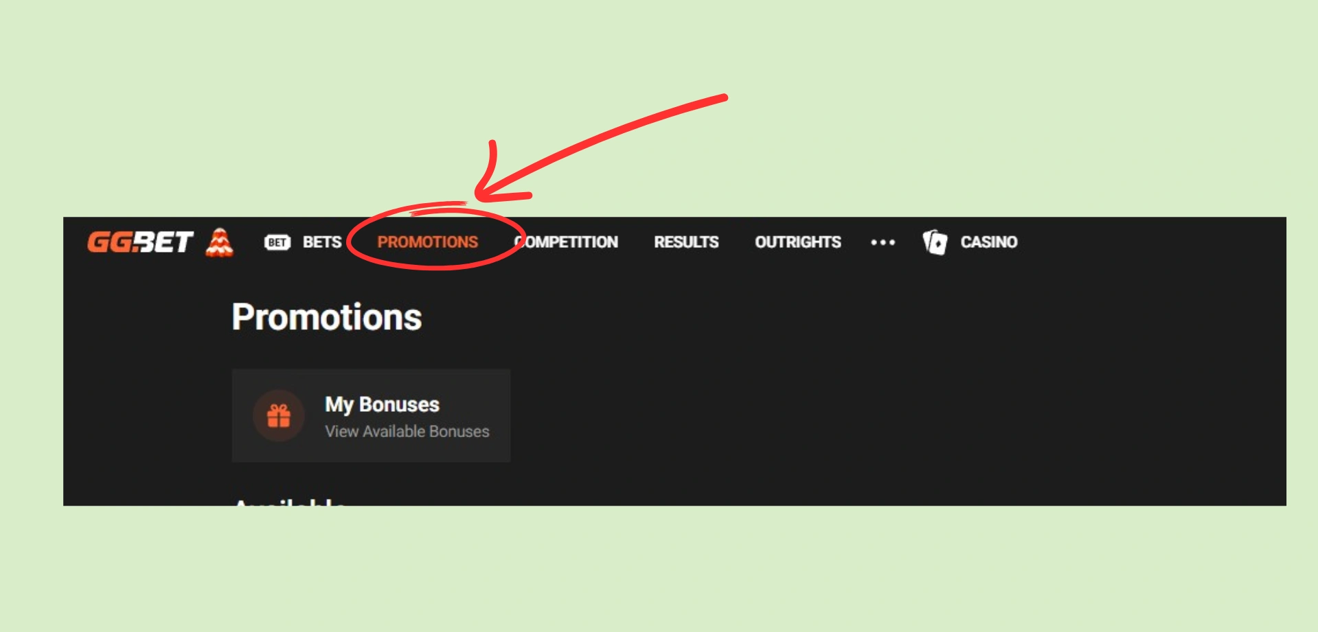 GGBET promocije in bonusi