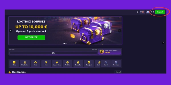 Playfina Casino bonus code