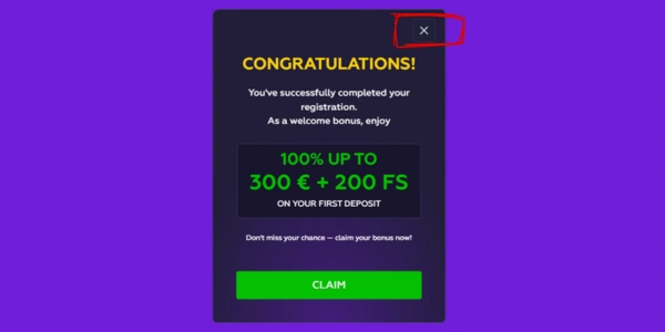 Playfina Casino bonus kodo