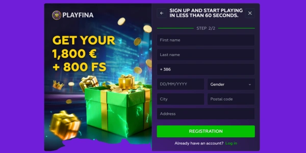 Playfina bonus s kodo LORI150