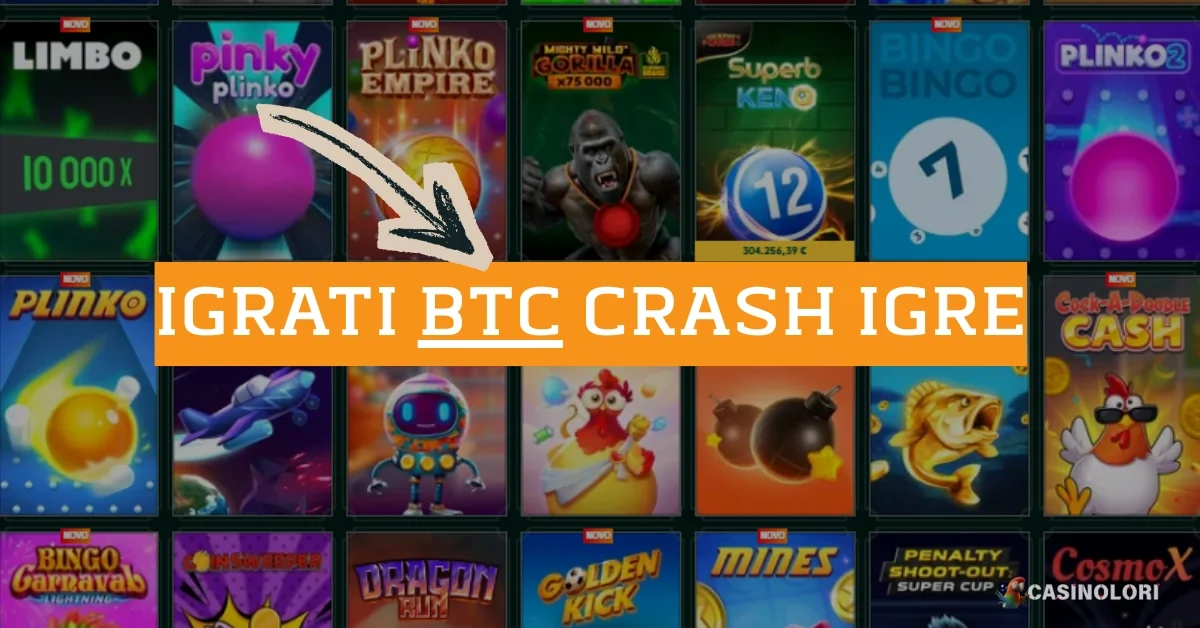 Kripto crash igre BTC