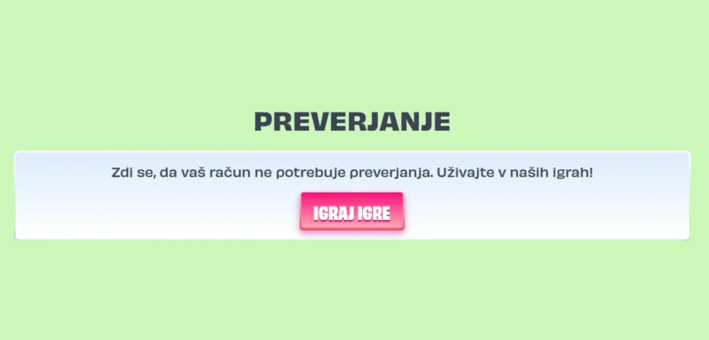 Verifikacija računa