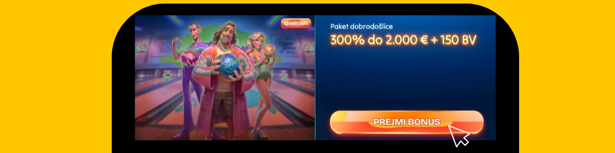 DudeSpin Casino bonus doborodošli