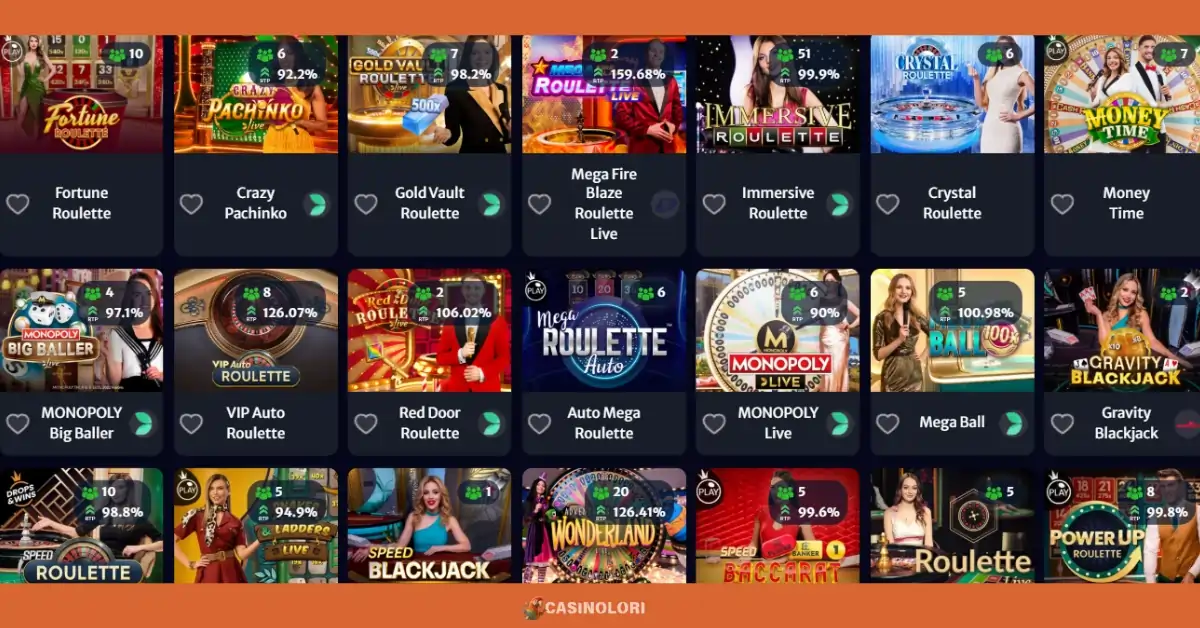HellSpins Casino live igre