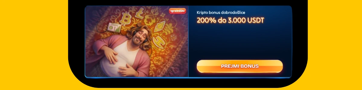 Kripto dobrodošli bonus DudeSpin