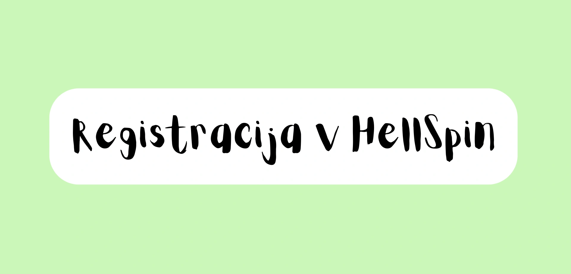 Registracija v HellSpin Casino