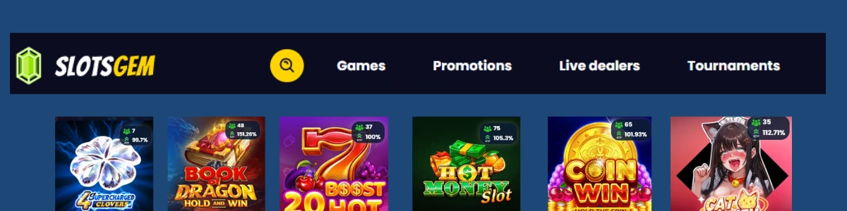 SlotsGem Casino igralnica v Sloveniji