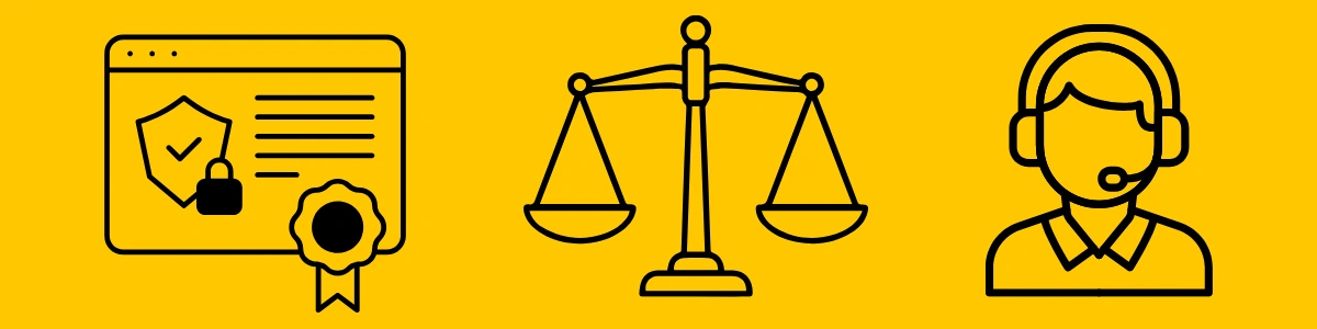 Varnost in licenca DudeSpin