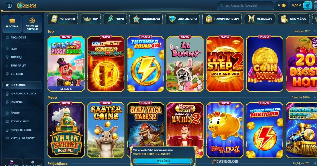 Casea Casino igre