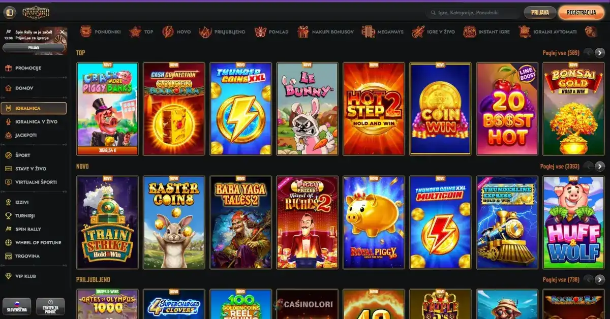 Gransino Casino igre