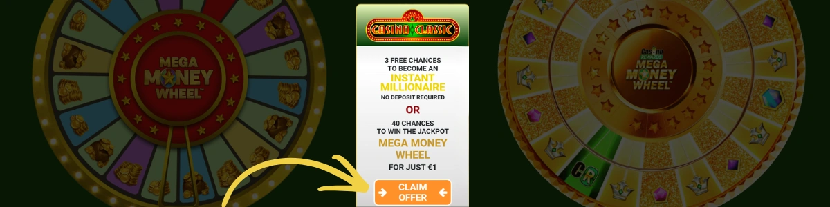 Casino Classic bonus dobrodošlice