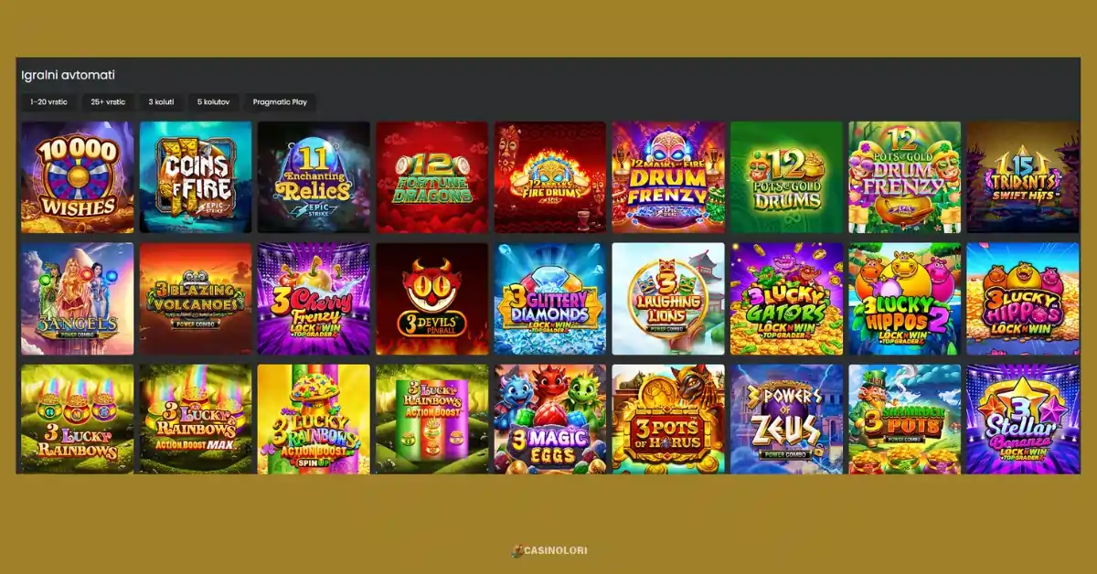 Grand Mondial Casino igralni avtomati