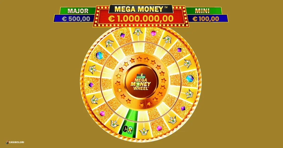 Mega Money Wheel Casino Rewards
