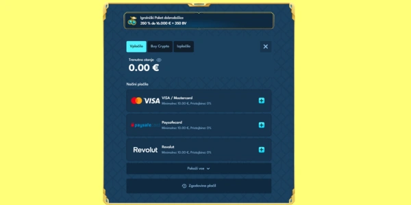 Odprite blagajno v Paysafecard casino