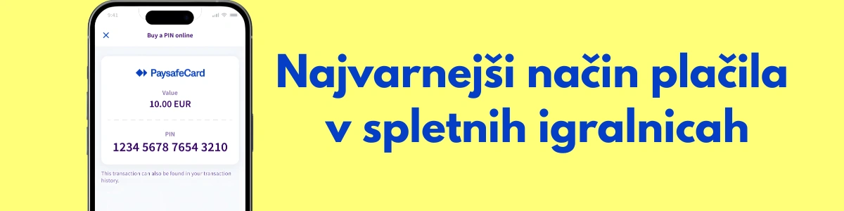Paysafecard način plačila