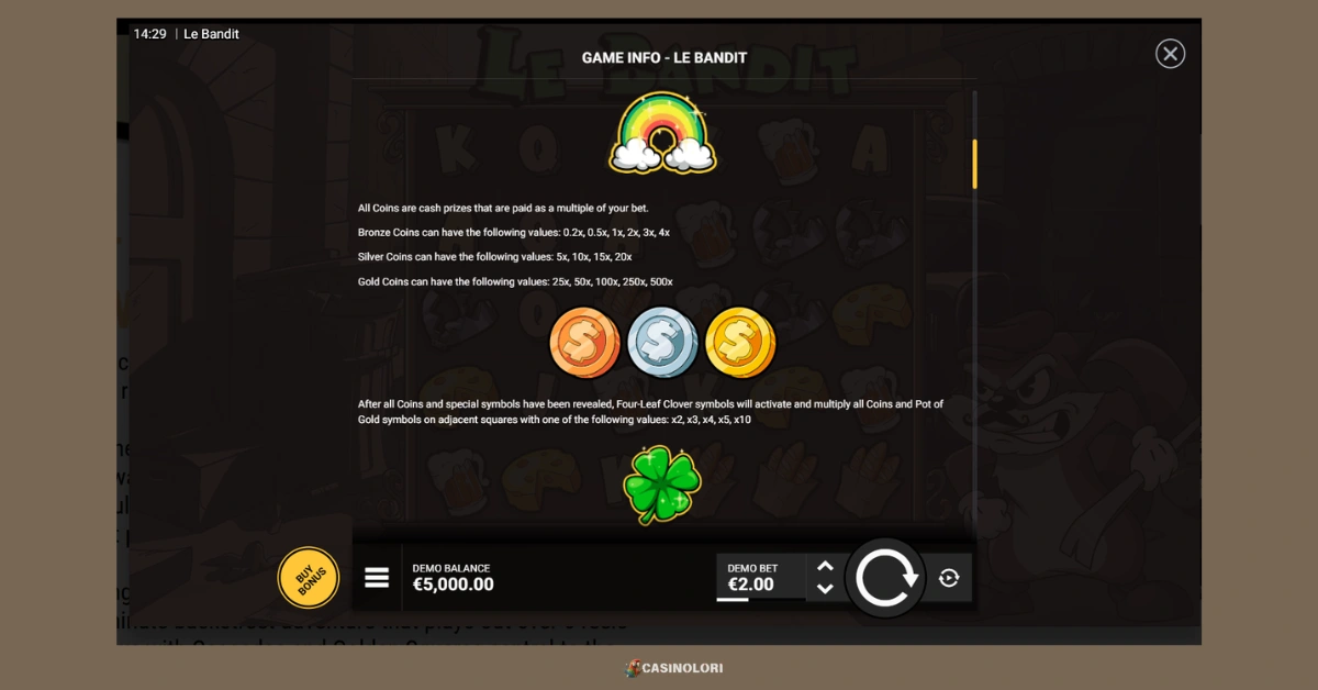 Le Bandit demo