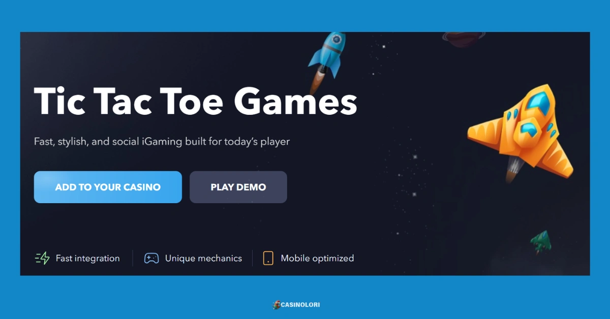 Tic Tac Toe igre Mascot Gaming
